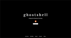 Desktop Screenshot of ghostshell.com